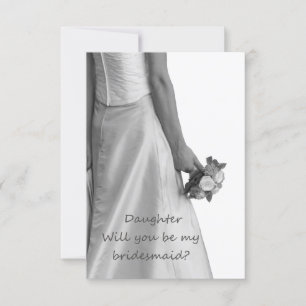 Invitation Fille S'il vous plaît être Bridesmaid