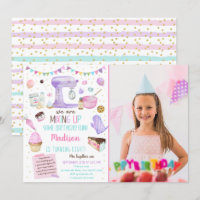 Filles Baking Party Pink Gold Cake Cupcake Anniver