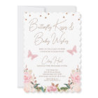Filles Blush Baby shower papillon floral