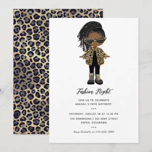 Invitation Filles Fashion Night Party