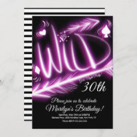 Filles Night Out Neon Wild 40e anniversaire N'impo