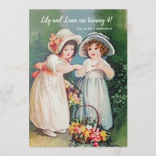 Invitation Filles Vintages