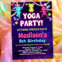 Filles Yoga fête d'anniversaire