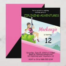 Filles Ziplining Anniversaire