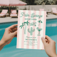 Fin de semaine de bachelorette rose Palm Springs d