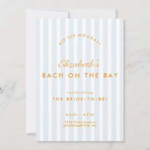 Invitation Fin de semaine Retro Moderne Vintage Bachelorette 