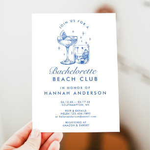 Invitation Fin de semaine Retro Moderne Vintage Bachelorette 