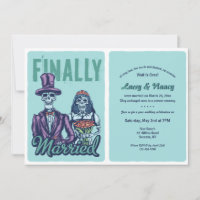 Finalement Marié Après Mariage Réception Invitatio