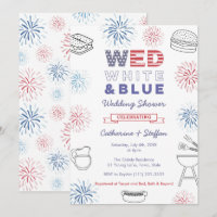 Fireworks Mer Blanc Bleu Cuisine Couples Douche