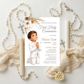 Invitation First Boy Communion