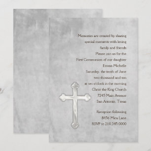 Invitation First Communion Watercolor