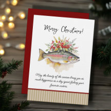 Fishing Christmas Invites