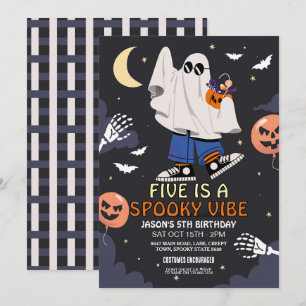 Invitation Five est un costume Vibe Ghosts Bats Halloween