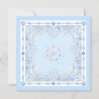 Flacon de neige bleu glace