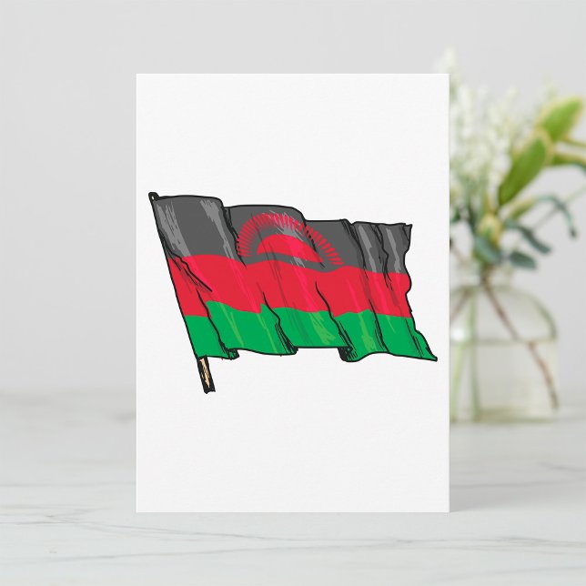 Invitation Flag Of Malawi (Créateur téléchargé)