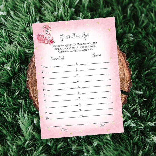 Invitation Flamant rose Rose Ballerina Devine Le Jeu De Douch (Créateur téléchargé)