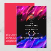Flames de Neon Glow Flames Virtual Graduation Part