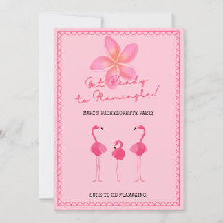 Invitation Flamingle Bachelorette Party