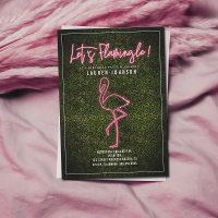 Flamingle Neon Flamant rose Boxwood Anniversaire