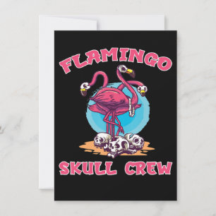 Invitation Flamingo   Déguisement Flamingo Skull Crew Hallowe