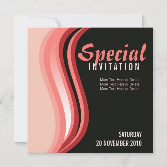 Invitation Flamme Féminine Spécial + Toutes les occasions Inv (Devant)