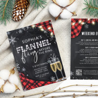Flannel Fling Fall Bachelorette Party Week-end