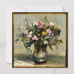 Invitation Fleur Bouquet Peinture à l'huile Nature morte