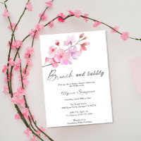 Fleur de cerisier Brunch floral et mousseux
