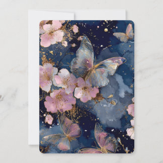 Invitation Fleur de Cerisier Rose – Arbre Sakura