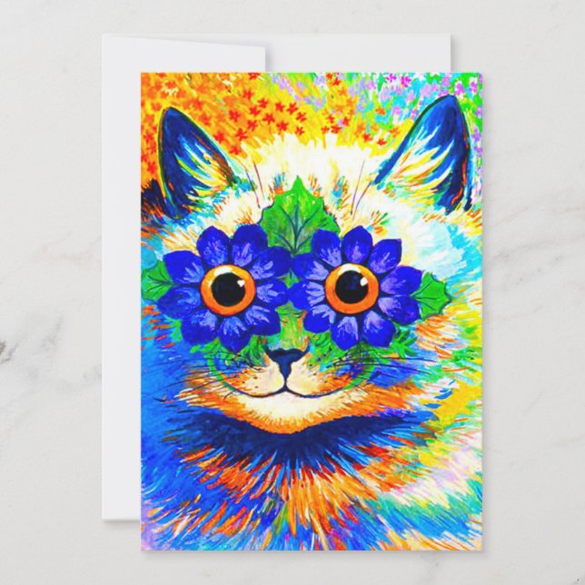 Invitation Fleur de chat (Devant)