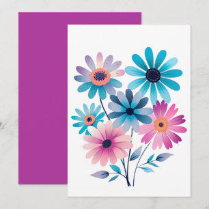 Invitation Fleur de marguerite mystique