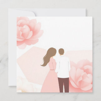 Invitation Fleur de pastel