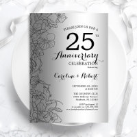 Fleur de Silver Black 25e anniversaire