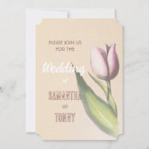  Fleur d'élégant Tulipe jaune et rose | Mariage ro