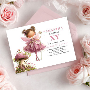 Invitation Fleur Rose pour les 3 ans de Magical Fa