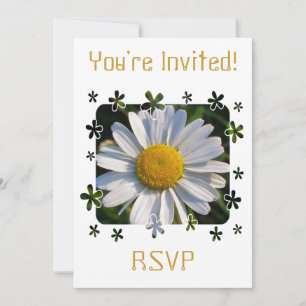 INVITATION FLEUR SAUVAGE