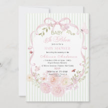 Fleur sauvage aquarelle Bébé en fleurs Baby shower