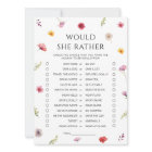 Fleur sauvage Baby shower Voudrait-Elle Plutôt Gam