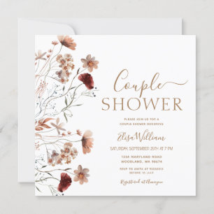 Invitation fleur sauvage Boho Bridal Shower