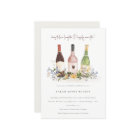 Fleur sauvage Cheers Fête des mariées bouteilles d