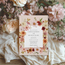 Fleur sauvage d'automne Mariage Boho