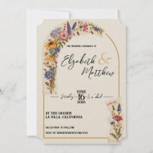 Fleur sauvage Floral Garden Vintage Mariage