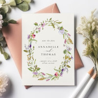 Fleur sauvage Garden Wreath Wedding Enregistrer la