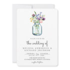 Fleur sauvage Mason Jar Photo Collage QR Code Mari