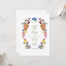 Fleur sauvage Meadow Spring Floral Mariage coloré