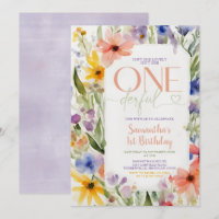 Fleur sauvage n'est-elle pas géniale 1er anniversa