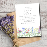 Fleur sauvage Spring Boho Garden Mariage