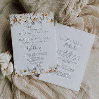 Fleur sauvage Sunshine d'automne Mariage avant et 
