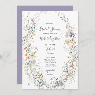 Invitation fleur sauvage Wreath Bridal Show