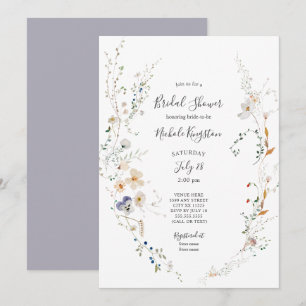 Invitation fleur sauvage Wreath Bridal Show